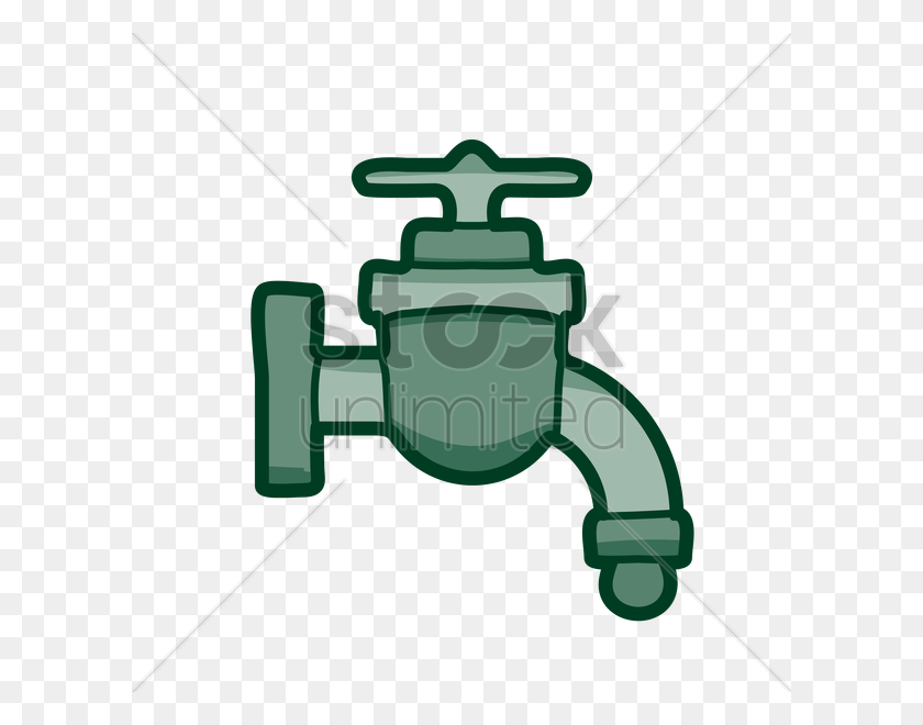 600x600 Free A Faucet Vector Image - Dripping Faucet Clipart