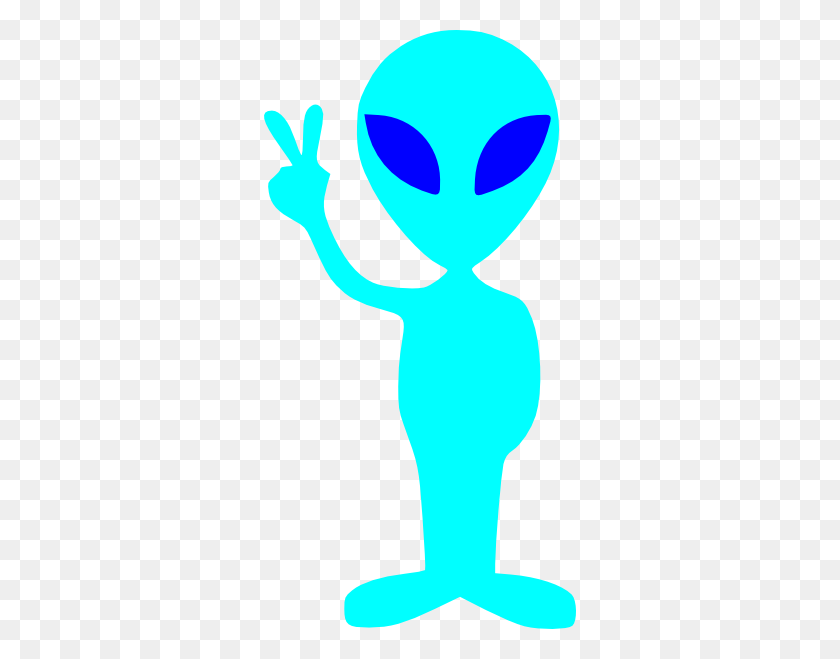 312x599 Free Alien Clipart Space Aliens Image - Alien Head Clipart