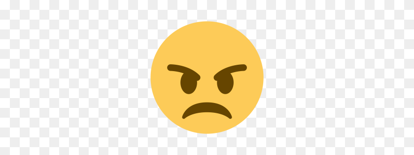 256x256 Free Angry, Face, Mad, Emoji Icon Download Png - Angry Face Emoji Png