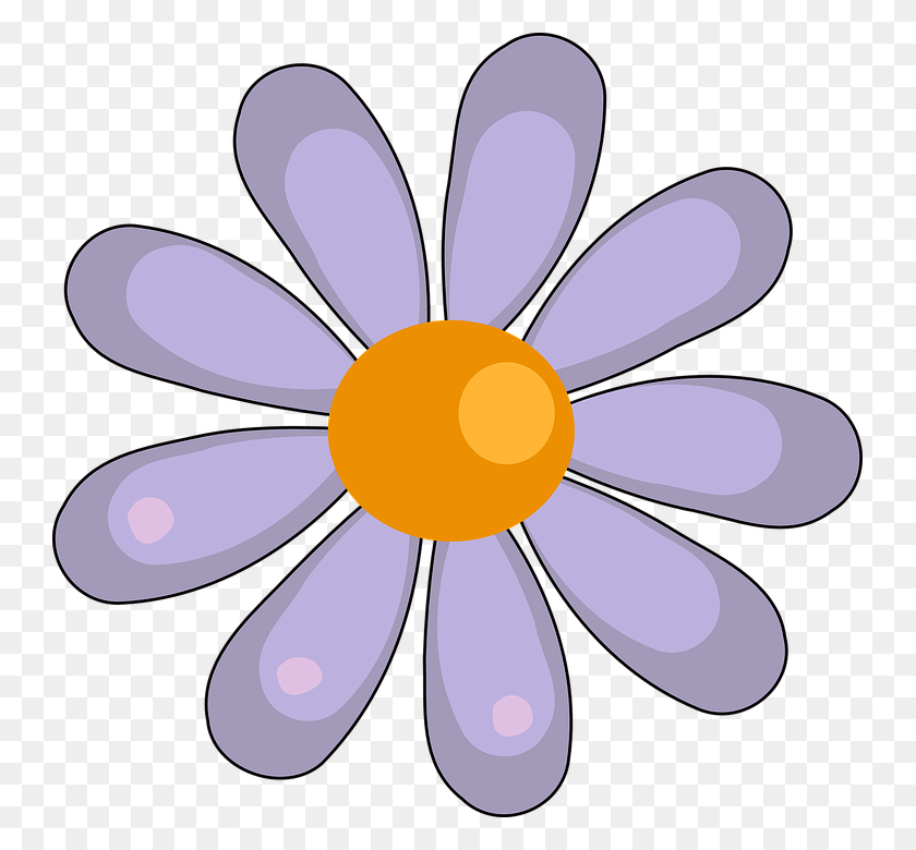 743x720 Free Animated Clip Art - Flower Clipart Transparent