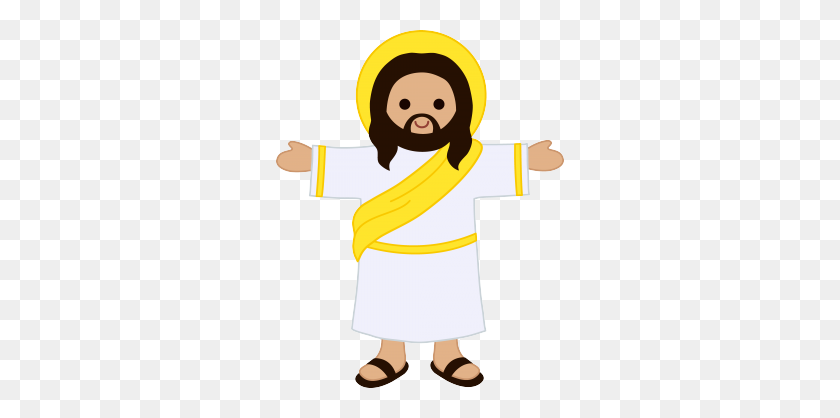 288x358 Free Animated Clip Art - Jesus With Open Arms Clipart