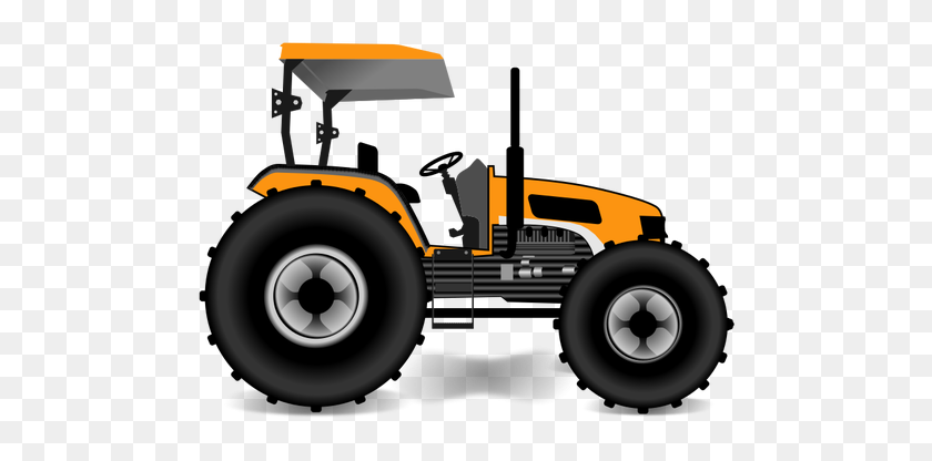 500x356 Бесплатный Клипарт Antique Tractor - Сельскохозяйственный Трактор