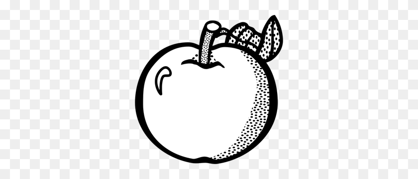 298x300 Free Apple Pie Vector - Apple Pie Clipart Black And White