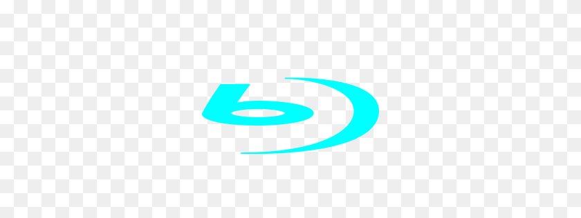 256x256 Free Aqua Blu Ray Icon - Blu Ray Logo PNG