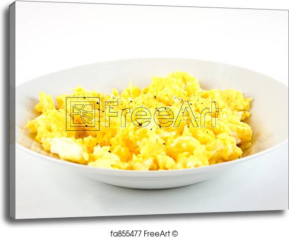 581x479 Free Art Print Of Scrambled Egg A Bowl Of Scrambled Eggs - Scrambled Eggs PNG