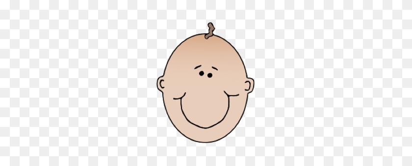 250x280 Free Baby Clip Art - Baby Face PNG
