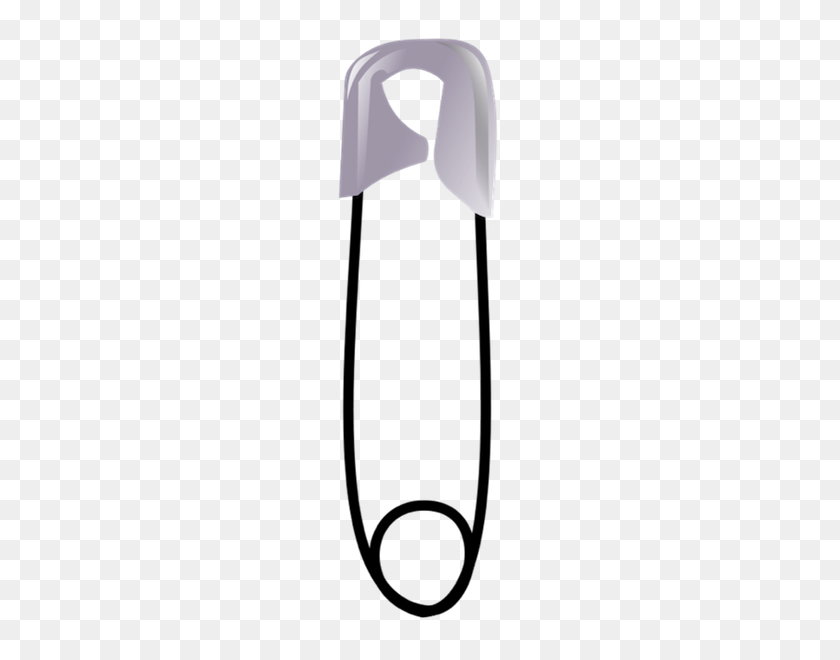 179x600 Free Baby Clipart Animations - Diaper Pin Clip Art