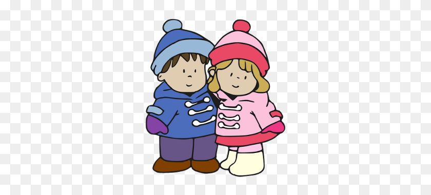 284x320 Free Baby It's Cold Outside Art Winter Time - Outside Clipart