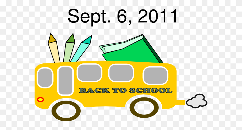 600x391 Free Back To School Clipart - Magic School Bus Clipart