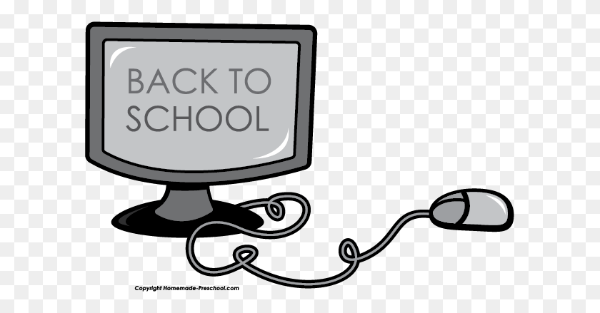 601x379 Free Back To School Clipart - Back To School Clipart Black And White
