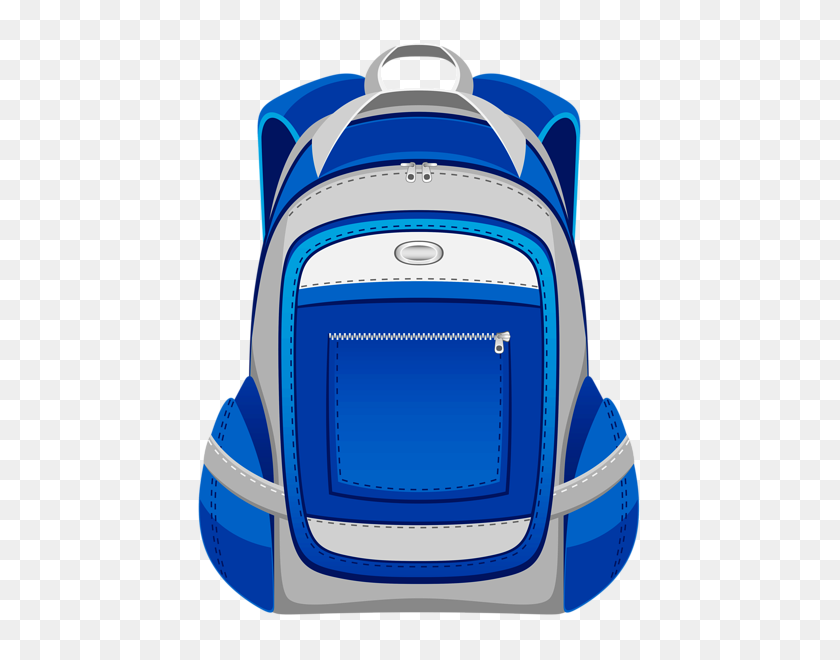 471x600 Free Backpack Clipart - Kid With Backpack Clipart