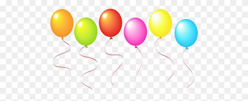 500x285 Free Ballons Png - Balloons Clipart Transparent Background