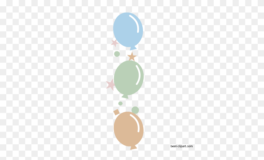 450x450 Free Balloon Clip Art Images, Color And Black And White - Blue Balloon Clipart
