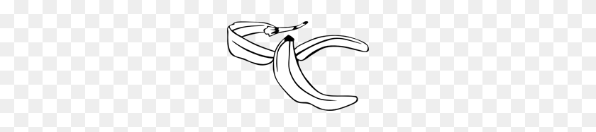 200x127 Free Banana Clipart Png, Banana Icons - Banana Clipart Black And White
