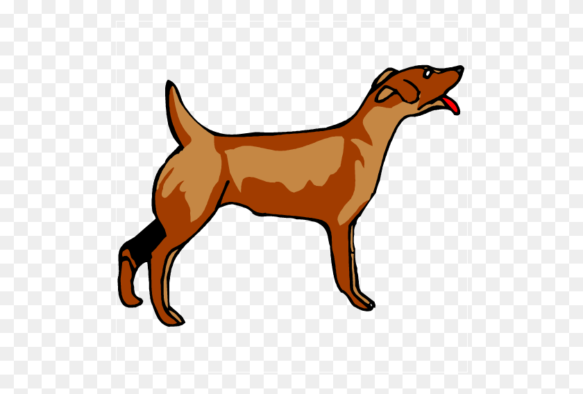 508x508 Free Barking Dog Clipart - Dog Clipart Images