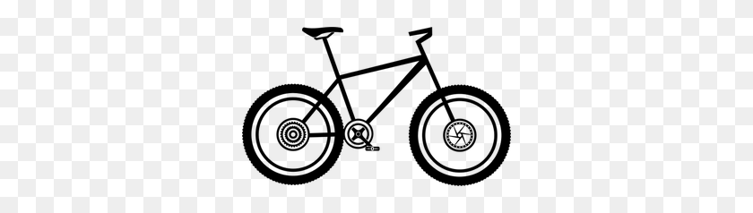 300x178 Free Bicycle Vector - Mountain Silhouette PNG