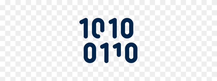 256x256 Free Binary Code Icon Download Png - Binary Code PNG