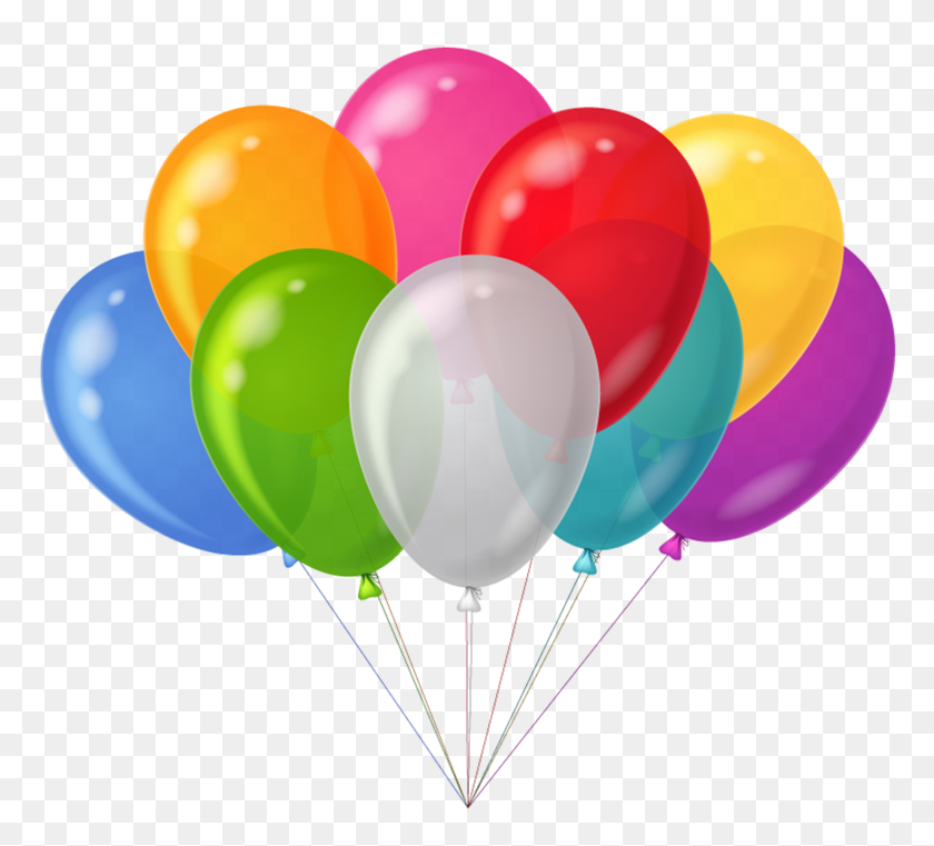 3250x2922 Free Birthday Balloons Clip Art Pictures - Party People Clipart