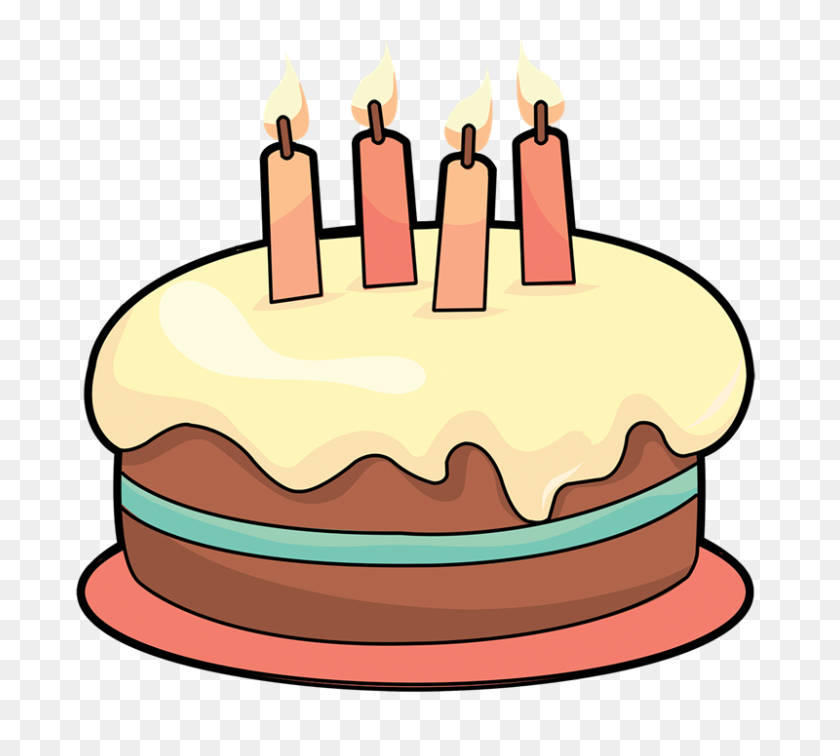 800x714 Free Birthday Cake Clip Art - Toodles Clipart