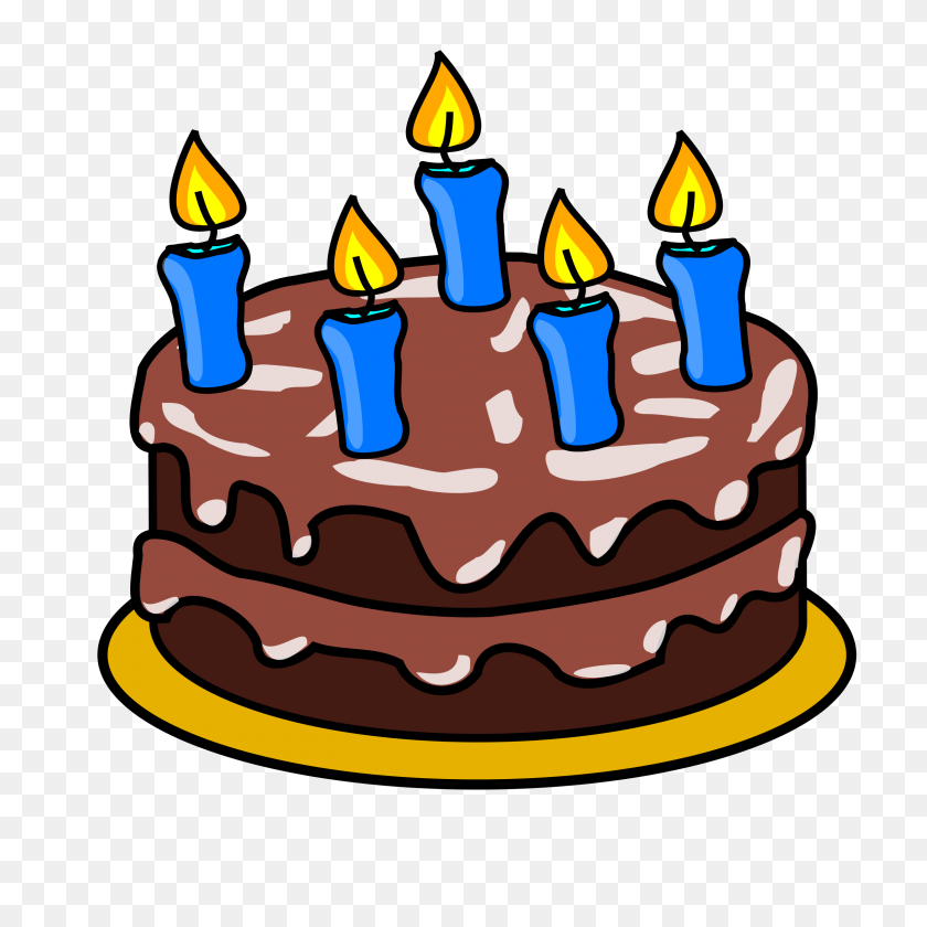 2400x2400 Free Birthday Cake Clip Art - April Clipart Free