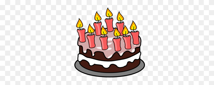 298x276 Free Birthday Cake Clip Art - Birthday Party Clipart