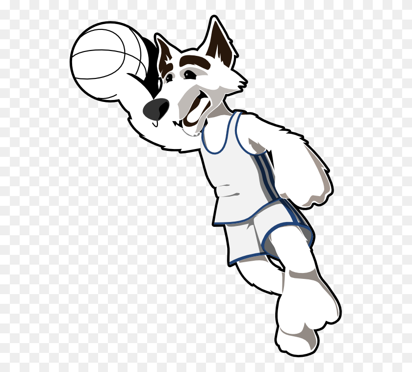 555x699 Free Black And White Basketball Clipart - Sports Clipart Black And White
