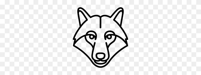 256x256 Free Black Wolf Icon - Black Wolf PNG