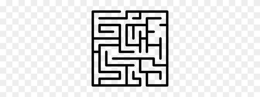 256x256 Free Block Maze Icon Download Png - Maze PNG