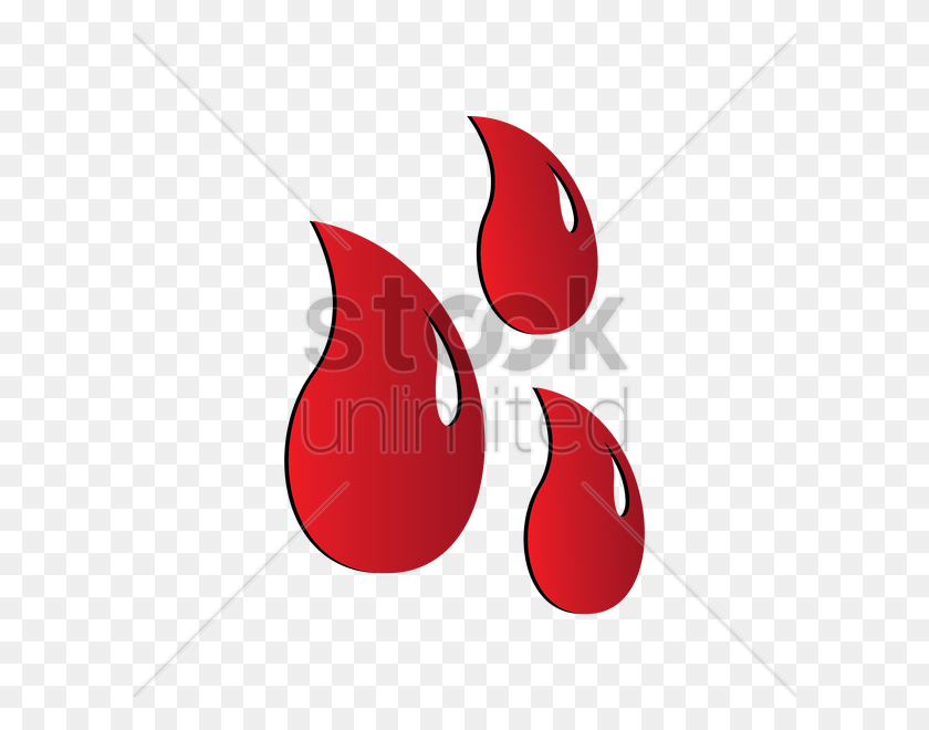 600x600 Free Blood Droplets Vector Image - Blood Drops PNG