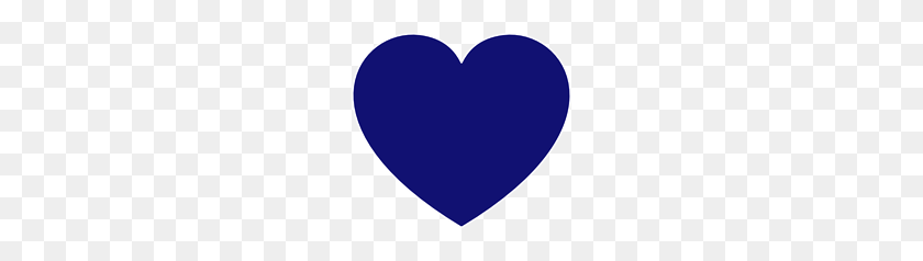 200x178 Free Blue Clipart Png, Blue Icons - Blue Heart Clipart