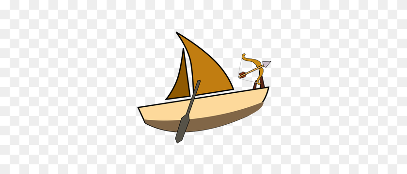 300x300 Free Boat Vector Clipart - Brain Clipart Simple
