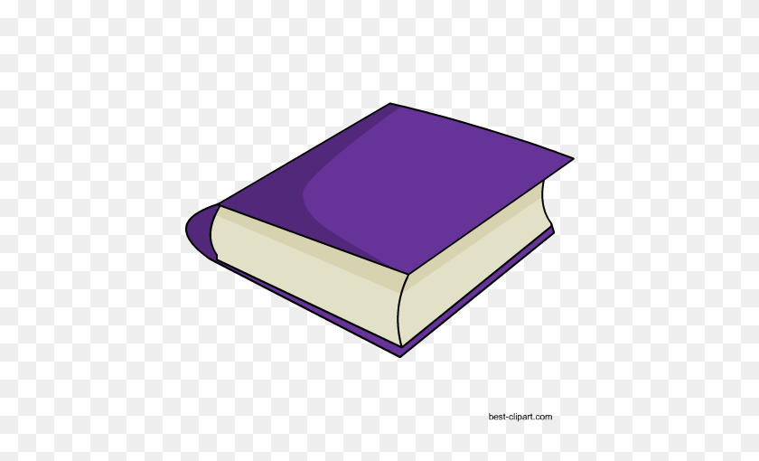 450x450 Free Book Clip Art Images And Graphics - Purple PNG