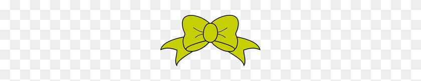 200x103 Free Bow Clipart Png, Bow Icons - Yellow Bow Clipart