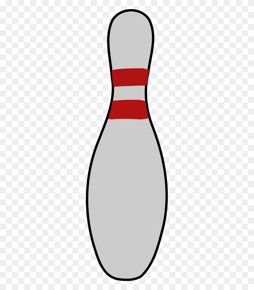 271x900 Free Bowling Pin Clipart - Bowling Alley Clipart