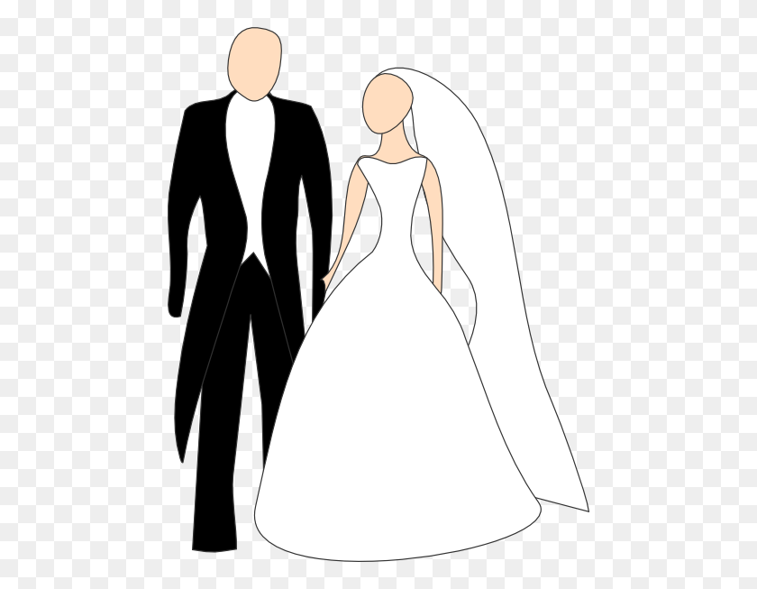 468x593 Free Bride And Groom Clipart Clipartmonk Clip Art Images - Tkd Clipart