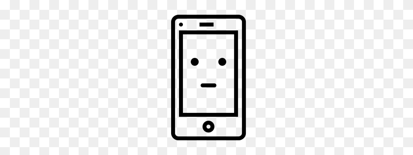 256x256 Free Browser, Mobile, Layout, Error, Noresponse, Smiley, Sign - Phone Emoji PNG