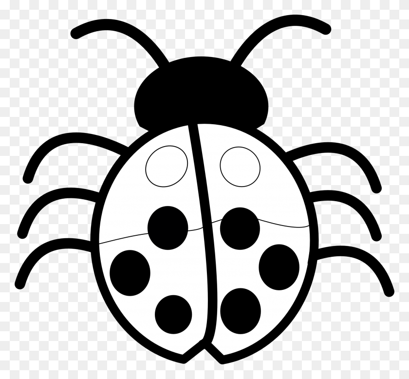 1979x1822 Free Bug Clip Art - Rose Clipart Black And White PNG