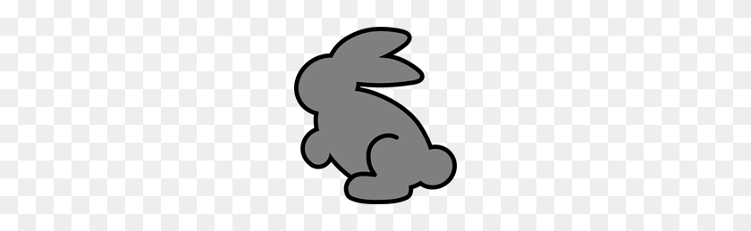 182x199 Free Bunny Clipart Png, Bunny Icons - Bunny Clipart Black And White