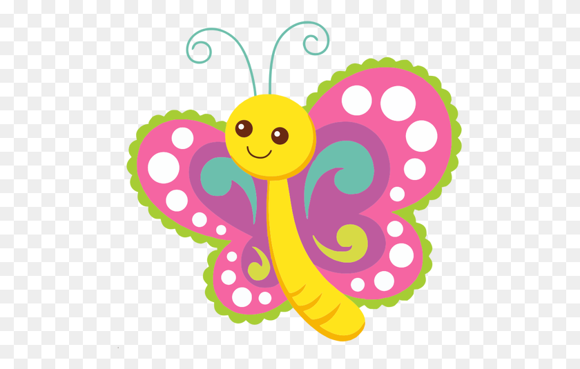 500x475 Free Butterfly Vector Clip Art - Cute Insect Clipart