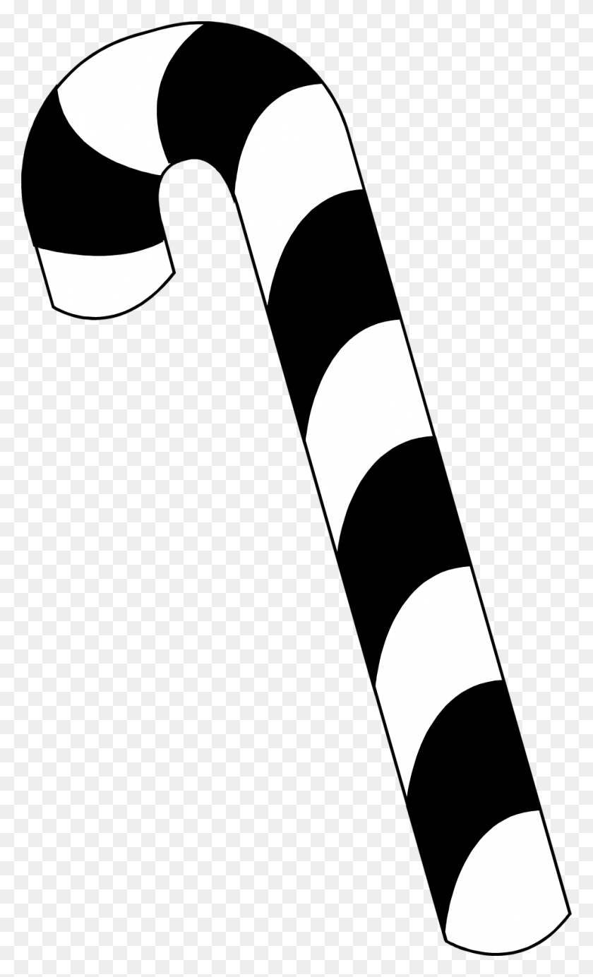 958x1627 Free Candy Cane Clipart - Christmas Border Clipart Black And White