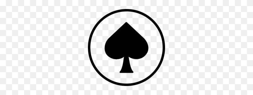 256x256 Free Card, Spade, Poker, Casino, Playing, Gamble, Blackjack Icon - Spade PNG