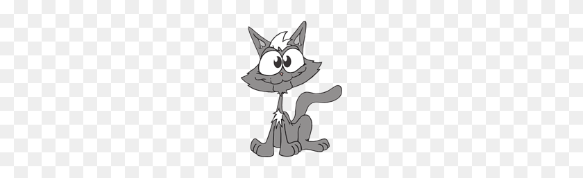 146x197 Free Cartoon Cat Clipart Png, Cartoon Cat Icons - Gray Cat Clipart