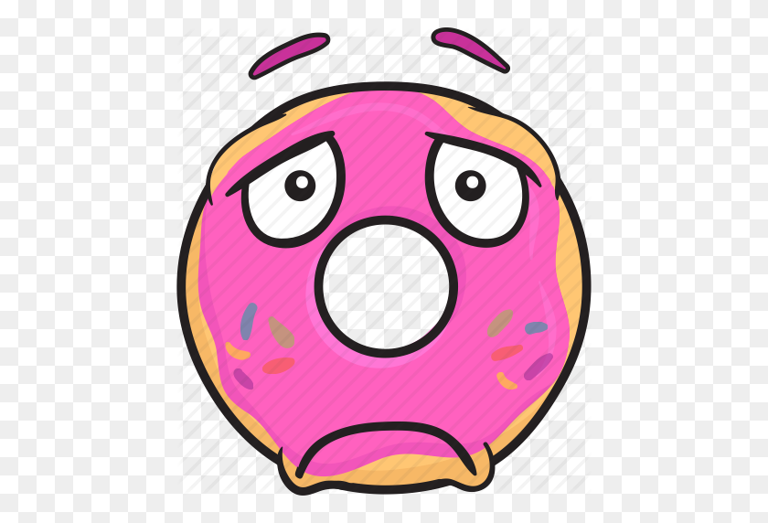 454x512 Free Cartoon Donut Clip Art Png - Donut Clipart Free