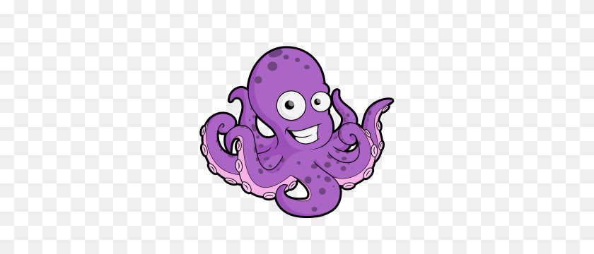 300x300 Free Cartoon Octopus Clip Art Vector - Free Octopus Clipart