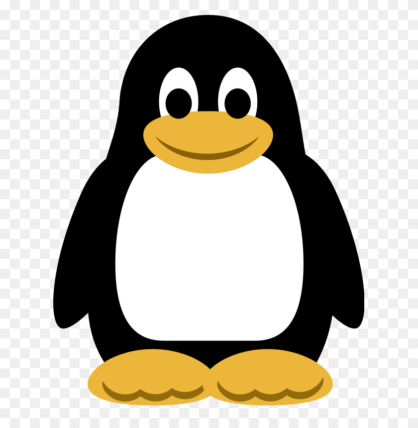 625x800 Free Cartoon Penguins - Simple Bird Clipart