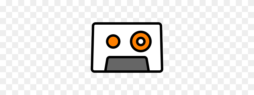 256x256 Free Cassette Tape Icon Download Png - Cassette Tape Clipart
