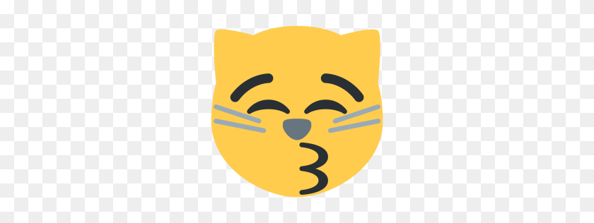 256x256 Gato, Ojo, Cara, Beso, Emoji Icono Descargar Png - Ojo De Gato Png
