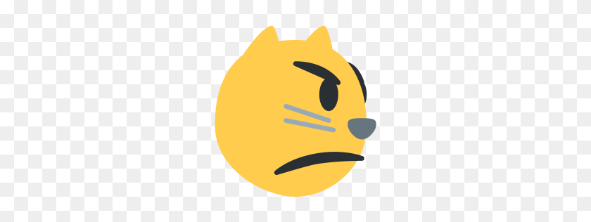 256x256 Free Cat, Face, Angry, Emoji Icon Download Png - Angry Cat Png