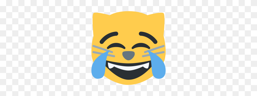 Free Cat, Face, Joy, Tear, Happy, Emoji Icon Download PNG - Радость Emoji PNG