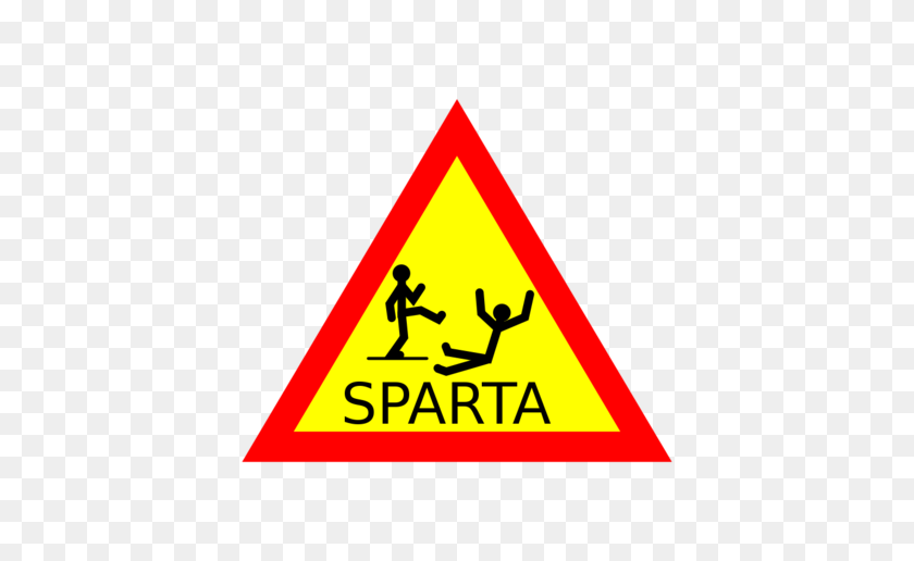 456x456 Free Caution Sparta Clipart And Vector Graphics - Spartan Shield Clipart